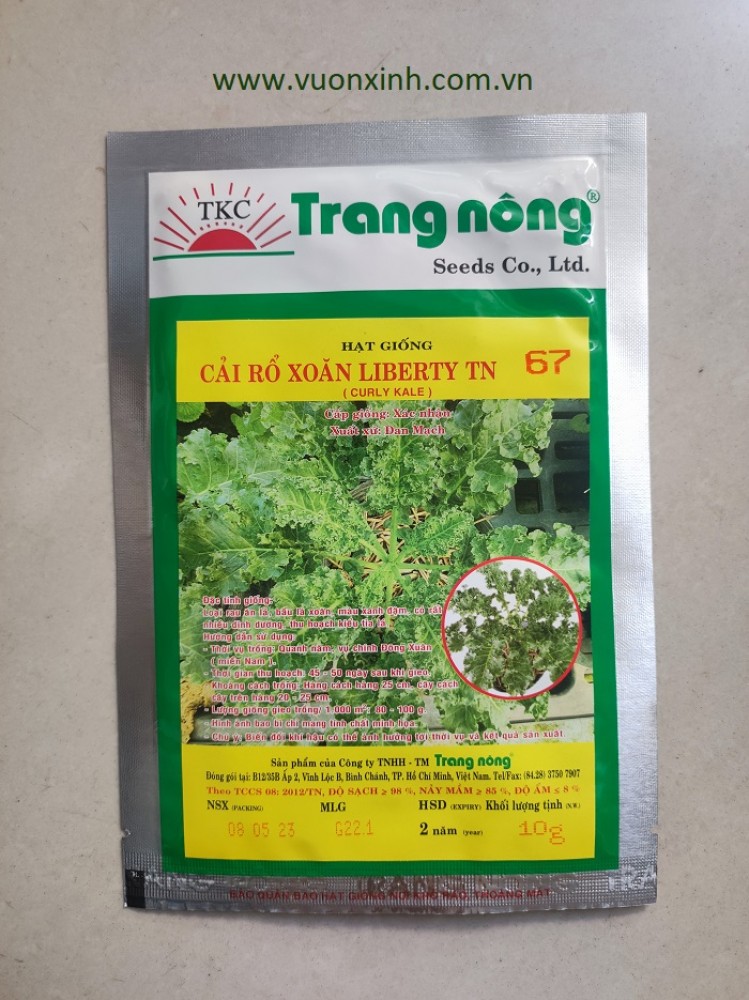 Cải Rổ Xoăn (Curly Kale) TN67