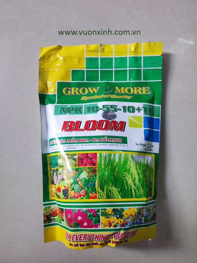 Grow More  BLOOM 10-55-10+TE gói 1kg