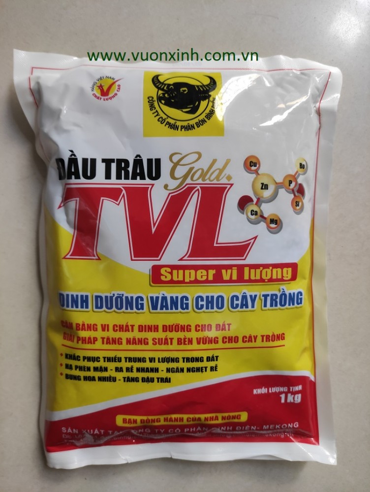 Phân Đầu Trâu Gold TVL Vi lượng_ 1kg