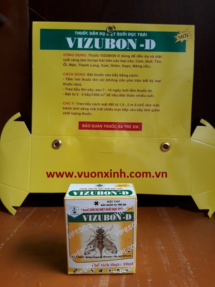 Thuốc dẫn dụ ruồi đục trái VIZUBON-D