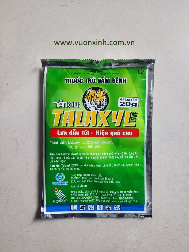 Thuốc trừ nấm bệnh Talaxyl 25WP (20g)